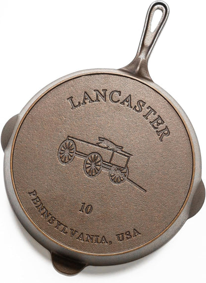 No. 10 Skillet - 11-5/8-Inch Pre-Seasoned Heirloom Pan - Made in USA2