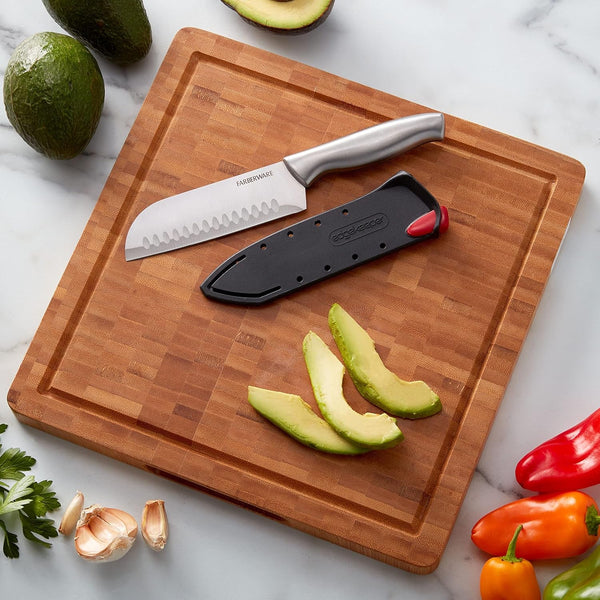 Edgekeeper Self-Sharpening Santoku Knife, 5-Inch, Stainless7