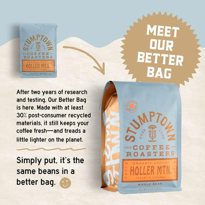 Stumptown Coffee Roasters, Medium Roast Organic Whole Bean Coffee, 100% Arabica Coffee - Holler Mountain 12 Ounce Bag with Flavor Notes of Citrus Zest, Caramel and Hazelnut4