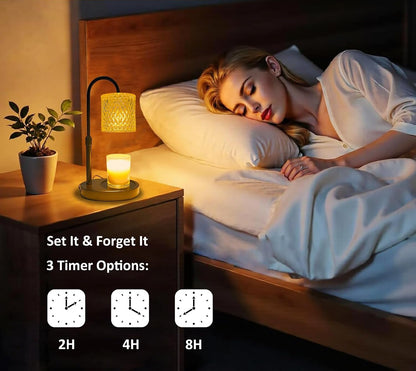 Candle Warmer Lamp with Timer Dimmable Height Adjustable, Birthday Gifts for Women Mom, House Warming Gifts New Home Decor, Candle Warmer for Jar Candles3