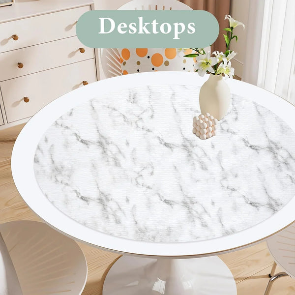 2-Layer Drawer and Shelf Liner for Kitchen Cabinet: 12 in X 20 Ft Non Slip Waterproof Shelf Paper Non Adhesive Refrigerator Liners White Marble Easy Liners for Bathroom with Knife Tape Measure7
