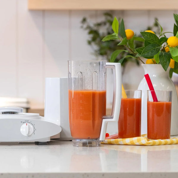 Bosch Blender Bundle - White Universal plus Mixer, Dough Hook Extender, and Blender5