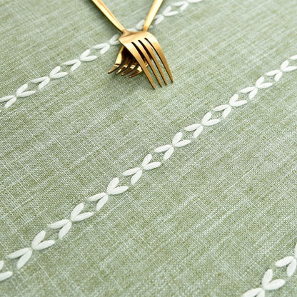 Sage Green round Tablecloth 53 Inch Circle Table Cloth Linen Round6