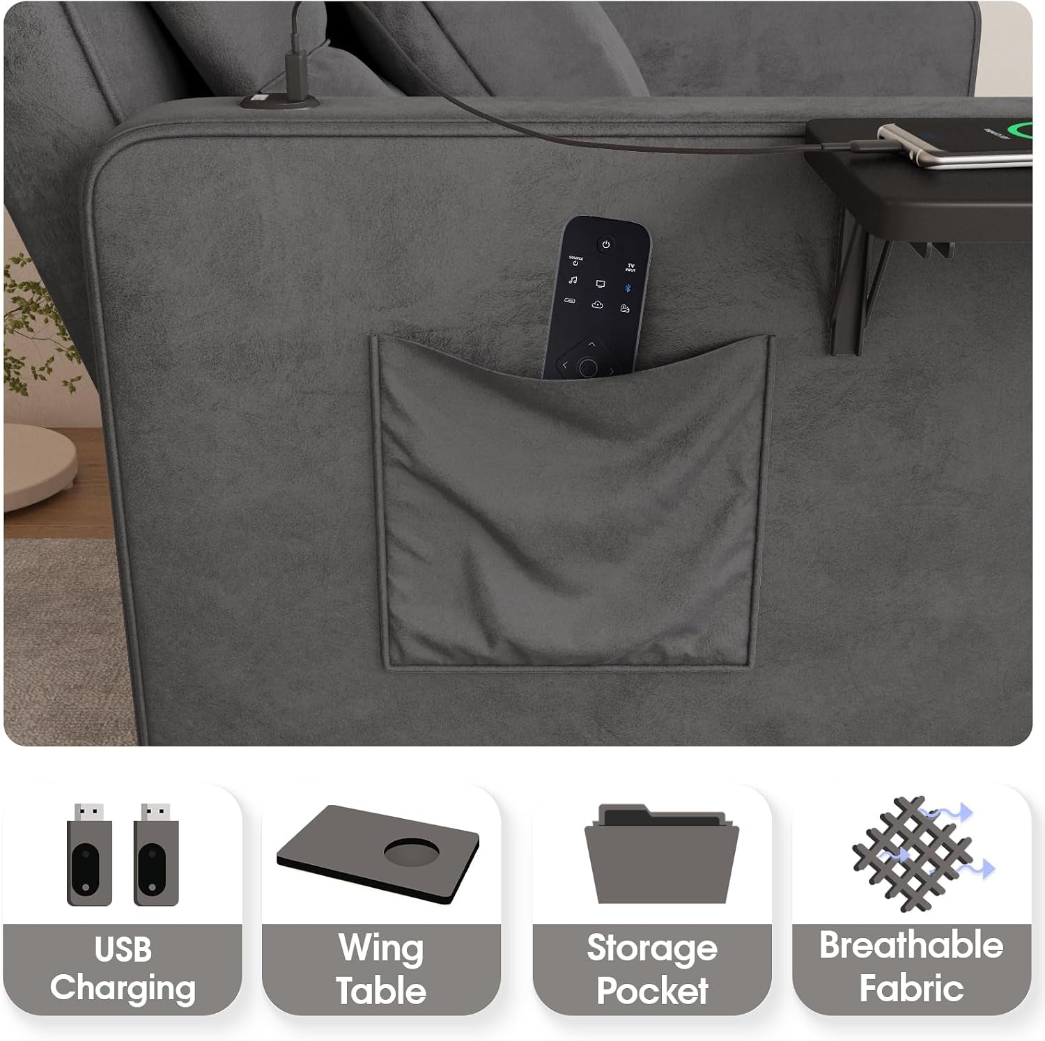 convertible-sleeper-chair-bed-3-in-1-sofa-bed-with-usb-ports-outlet-grey