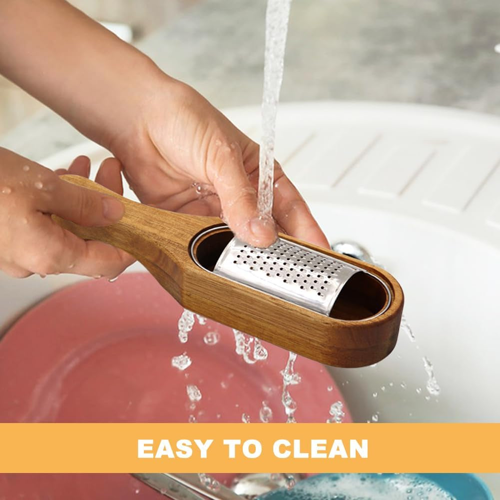 wooden-cheese-grater-with-container-stainless-steel-cheese-shredder