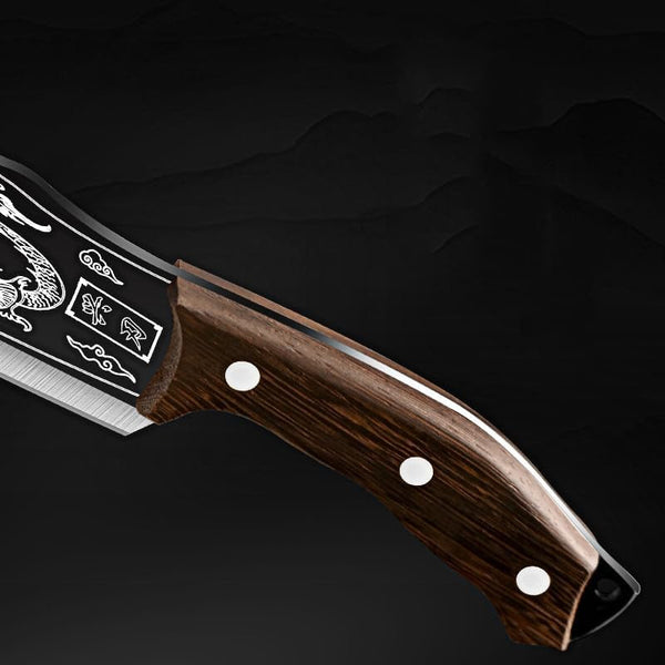 Meat Cleaver, 7.9 Inch Forged Butcher Knives Kitchen Chopping Chef Slicing Professional Handmade Meat Cleaver Cutter for Household(Chopping Knife)6