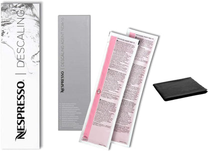 Descaling Kit Solution, Fits All Models, 2 Packets, Descaling Solution for All Models, Includes Cleaning Cloth, Clear1