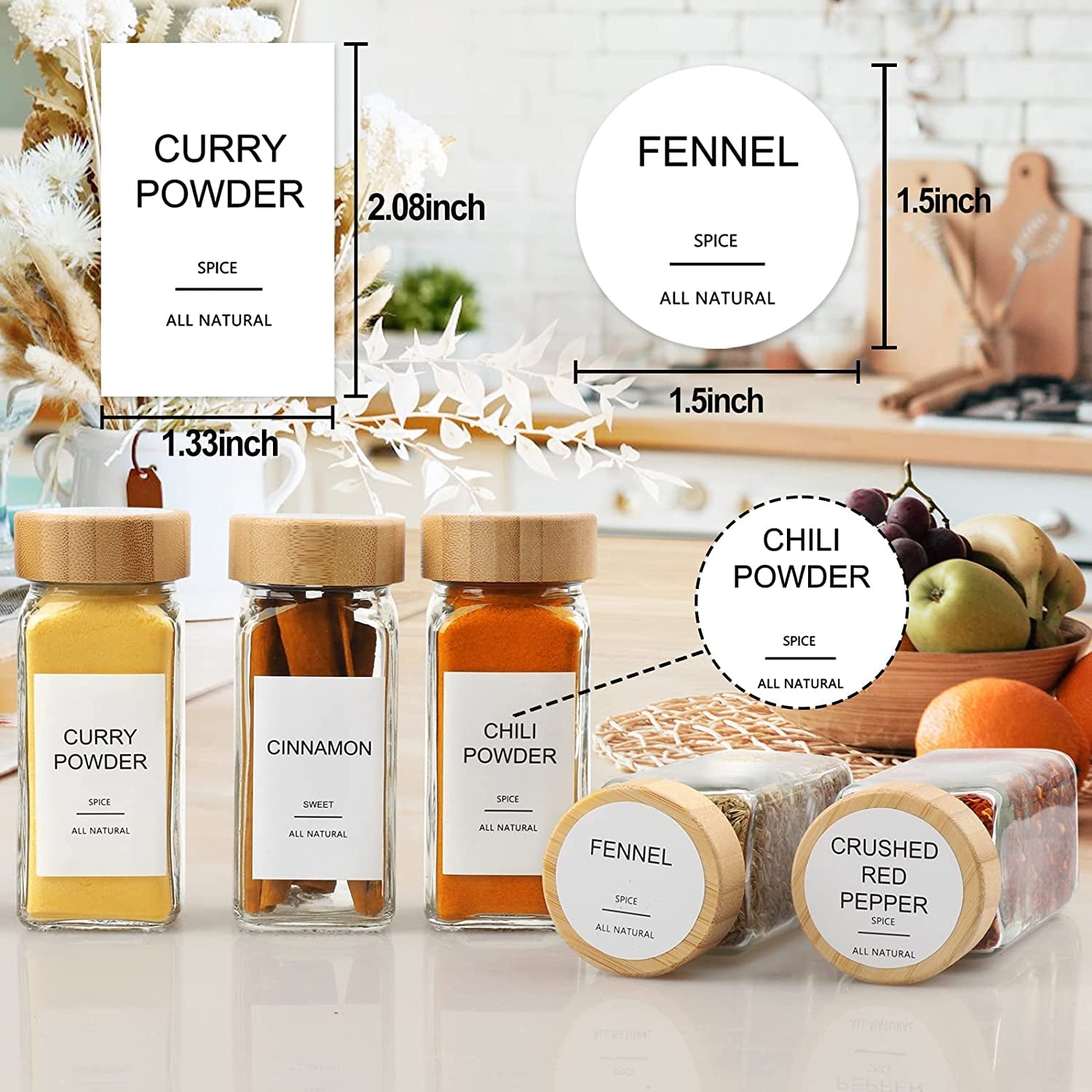 glass-spice-jars-with-bamboo-lid-398-label-for-cabinet-drawer-organizer
