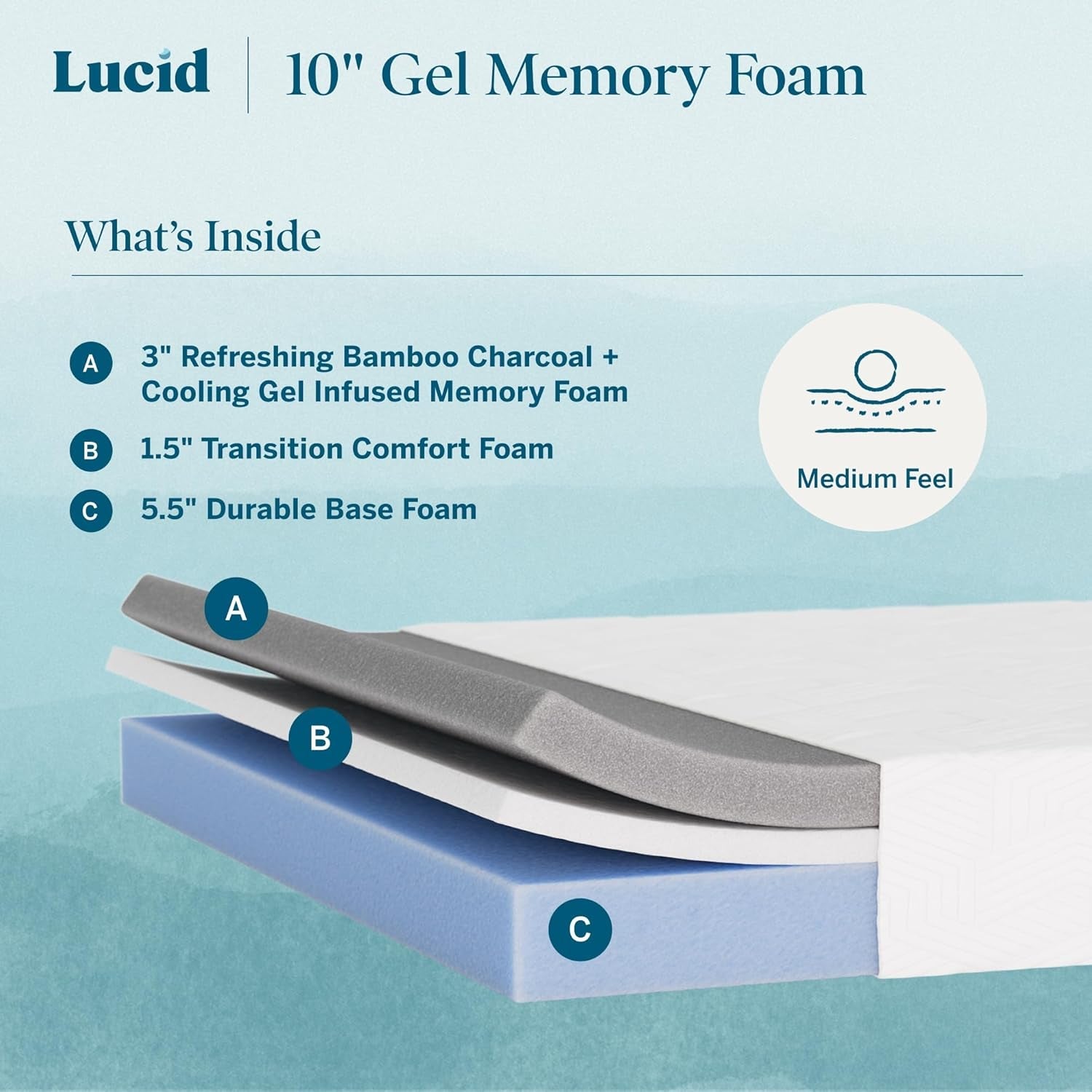 ®-10-medium-gel-memory-foam-mattress-bamboo-charcoal-cooling-gel-fiberglass-free-bed-in-a-box-certipur-us®-certified-king-size