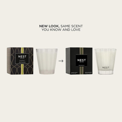 NEST New York Scented Classic Candle, Grapefruit - 8.1 Oz - up to 60-Hour Burn Time - Reusable Glass Vessel2