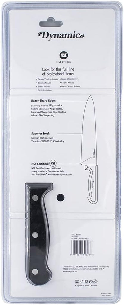 Pro-Line, 6" Meat Cleaver, Heavy Duty, Large, German Molybdenum Vanadium Steel Alloy2