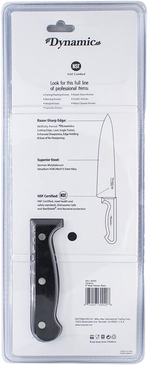 Pro-Line, 6" Meat Cleaver, Heavy Duty, Large, German Molybdenum Vanadium Steel Alloy2