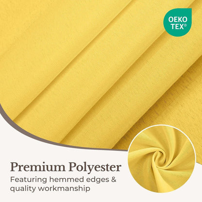 round Tablecloth 60 Inch, Yellow6