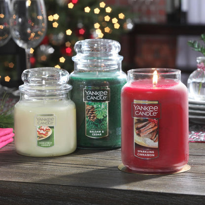 Sparkling Cinnamon Scented Classic 22Oz Large Jar Single Wick Candle over 110 Hours of Burn Time9