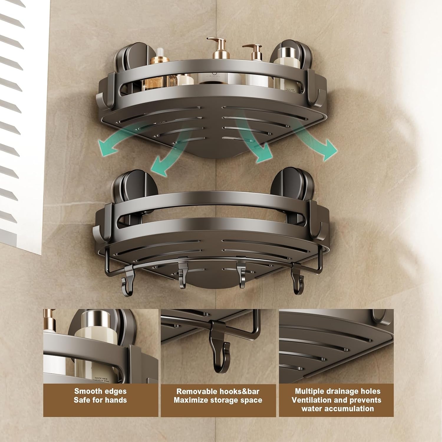 corner-shower-caddy-suction-cup-2-pack-shower-shelves-no-drilling-showers-organizer-storage-with-towel-bar-removable-hooks-bathroom-shower-shelf-rack-for-inside-showers
