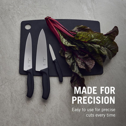 Victorinox ​Swiss Classic Chef'S Knife Set - Balanced Cooking Knives for Kitchen Accessories - Ergonomic Meat, Vegetable & Fruit Knives - Black Handle, Straight Edge, 3-Piece Set8