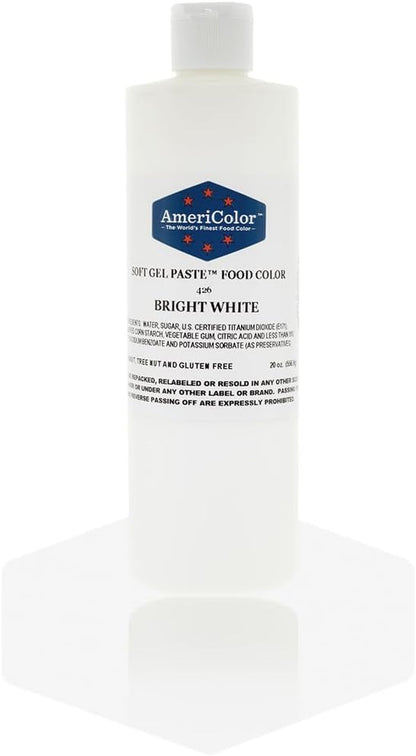 Food Coloring  - Bright White Soft Gel Paste, 20 Ounce1
