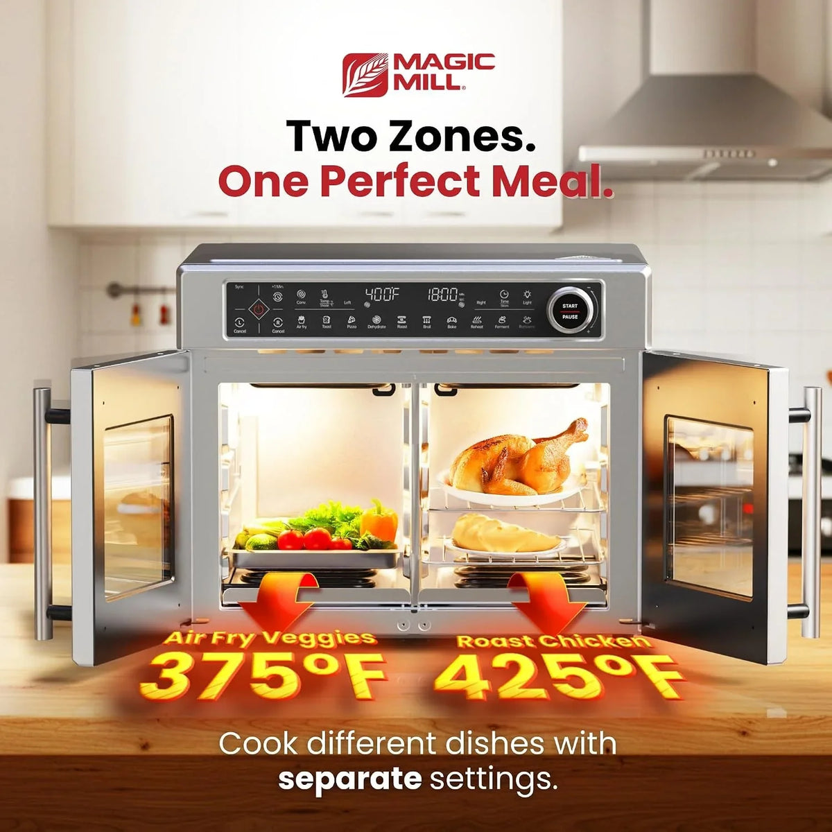 ultra-premium-dual-zone-stainless-steel-air-fryer-toaster-oven-combo-extra-large-32qt-french-door-convection-oven-with-next-gen-patent-technology-13-accessories-rotisserie-sync-finish