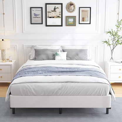 7 Inch Box Spring Queen Mattress Foundation with Easy Clean Cover | 3000Lbs Weight Capacity, Heavy Duty Metal, Non-Slip, No Noise, Easy Assembly8