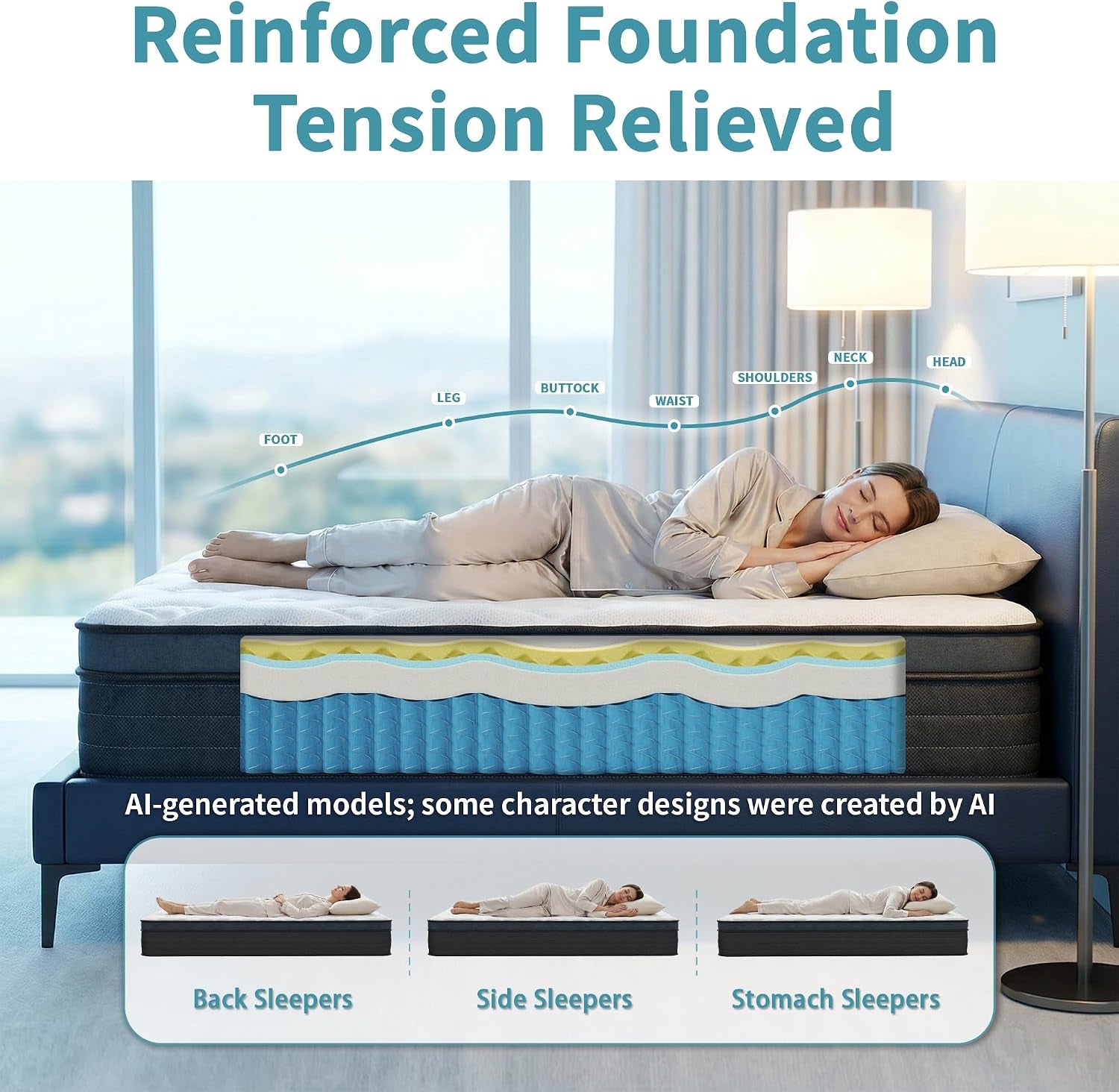luxury-king-size-mattress-14-inch-hybrid-medium-firm-euro-top