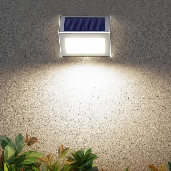 Solar Deck Lights Perfect for Fence, Step, Stair Decor-Cool White-8P10