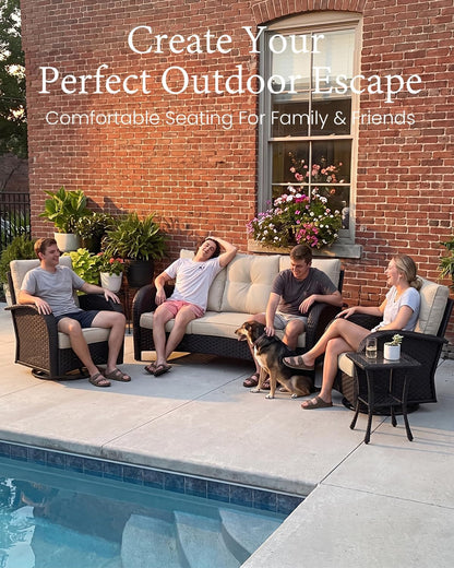 5 Pieces Outdoor Patio Furniture Set2