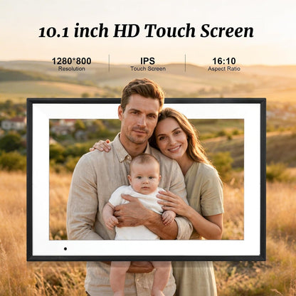 Digital Picture Frame 10.1 Inch Digital Photo Frame 32GB Storage, Wifi Picture Frame With1280X800 IPS Touch Screen, Auto-Rotate Photo Frame Share Your Photos and Videos via Aimor App, Black5