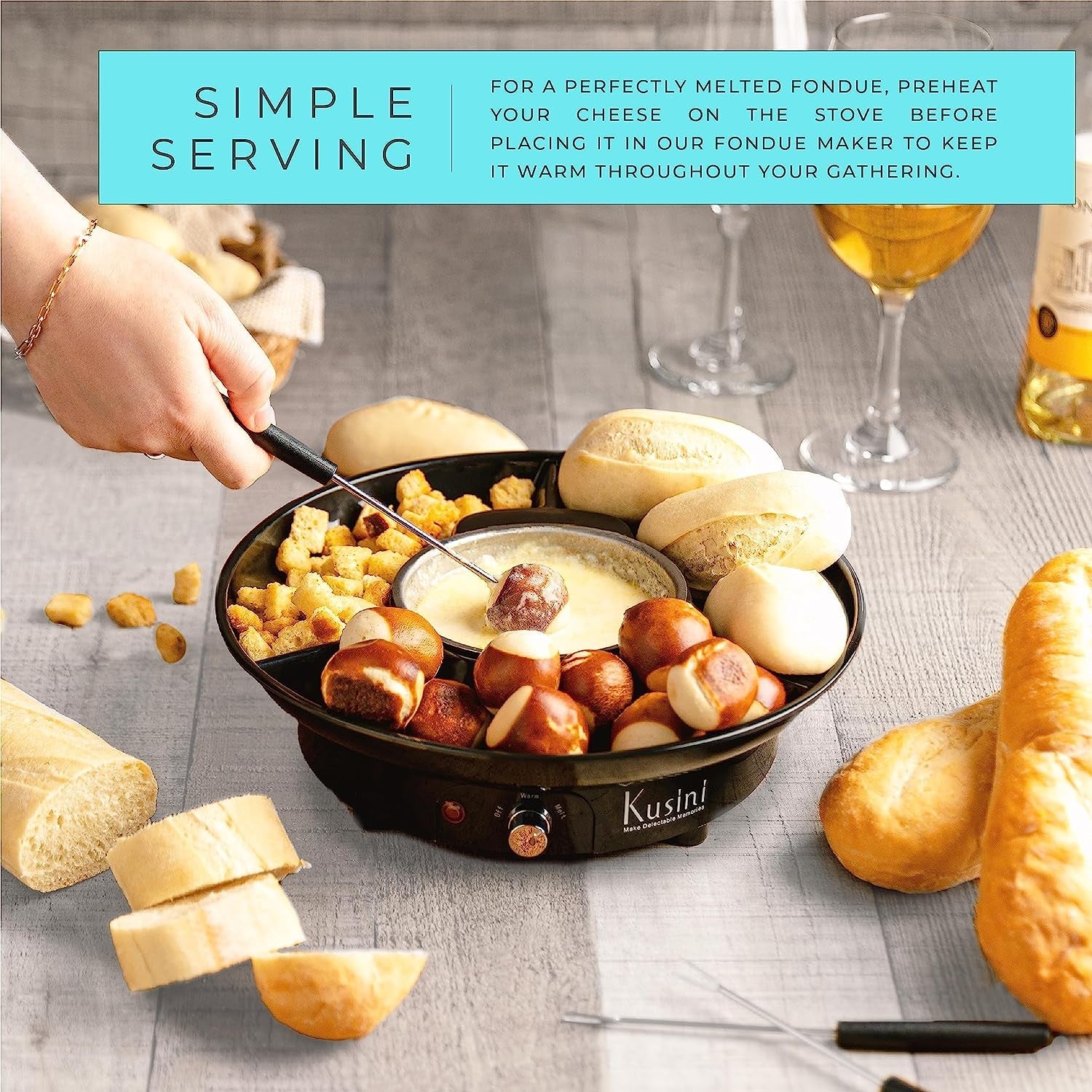 electric-fondue-pot-set-chocolate-fondue-kit-temperature-control-detachable-serving-tray-10oz-melting-pot-4-roasting-forks-gift-set-date-night-idea-serve-at-movie-night-or-game-night