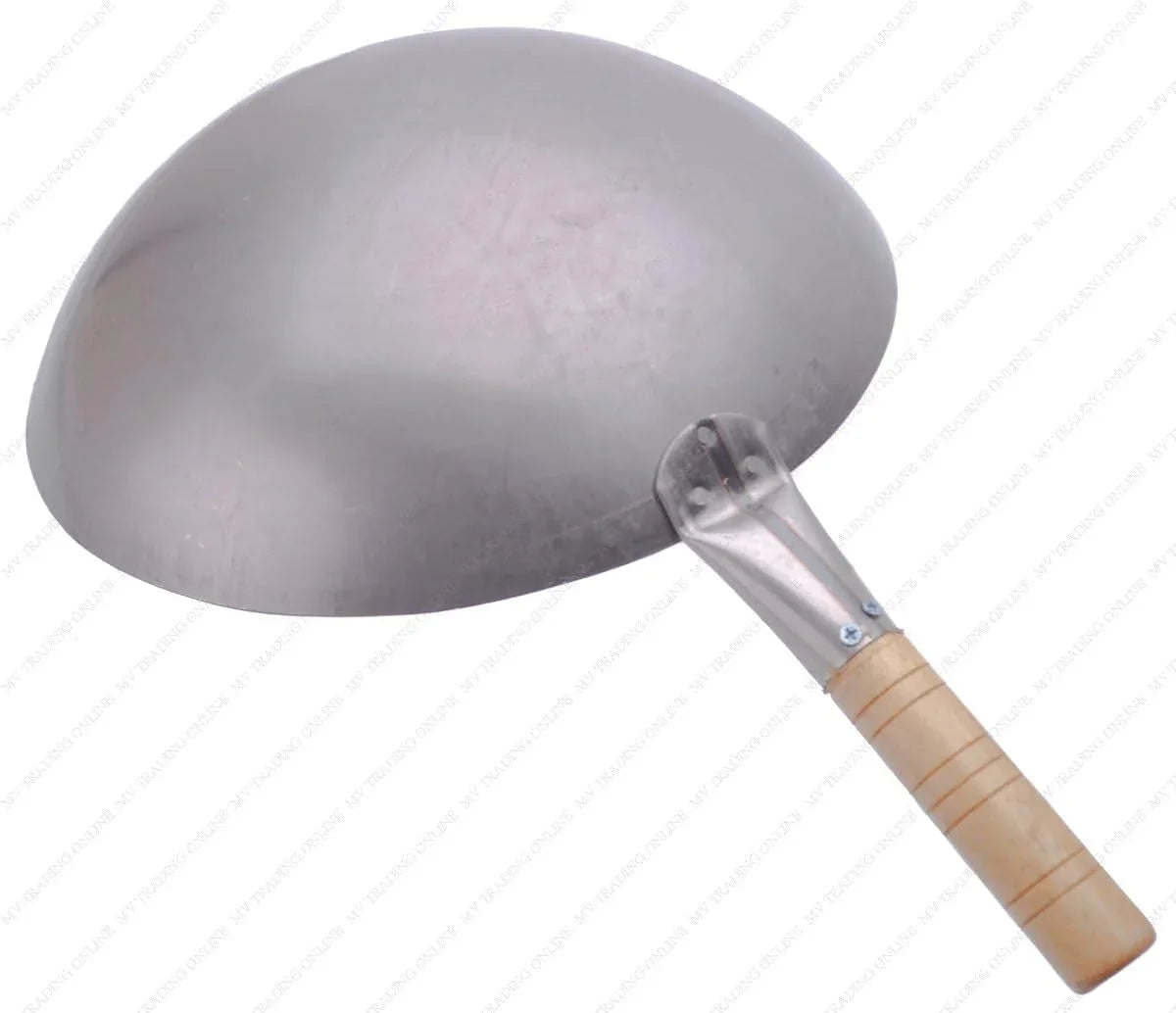 carbon-steel-round-bottom-pow-wok-with-wooden-helper-handle-16-inches