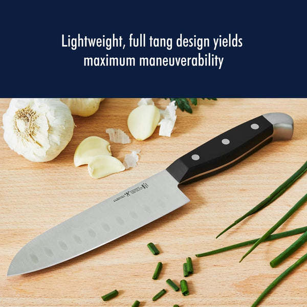 HENCKELS Statement Razor-Sharp 2-Pc Knife Set, Santoku Knife 7 Inch, Paring Knife, German Engineered Informed by 100+ Years of Mastery7