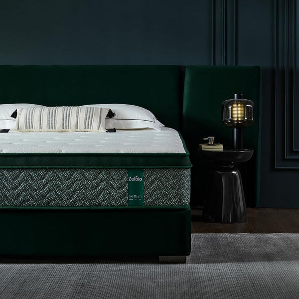 12" Full XL Hybrid Mattress Medium Firm Cool Gel Memory Foam1