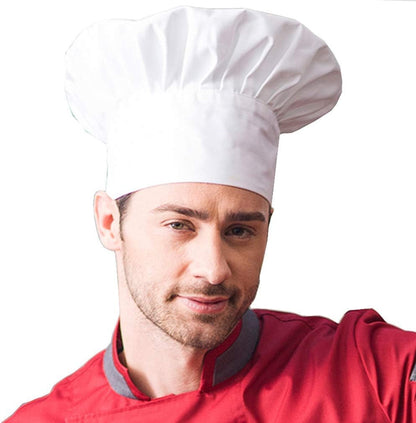 Chef Hat Adult Adjustable Elastic Baker Kitchen Cooking Chef Cap3