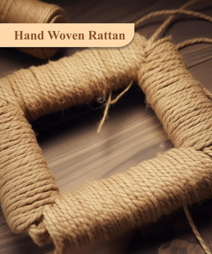 Boho 5X7 Picture Frame Rattan Photo Frame5