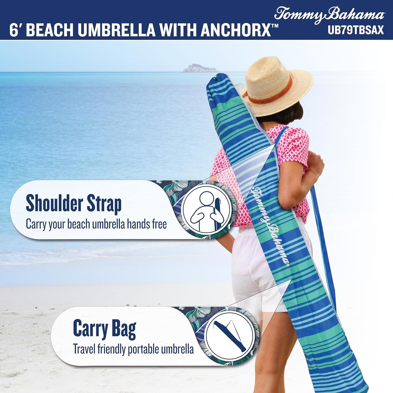 tommy-bahama-anchorx-adjustable-beach-umbrella-base-system-with-sand-anchor-and-carrying-bag-spf-50-protection-portable-outdoor-market-umbrella