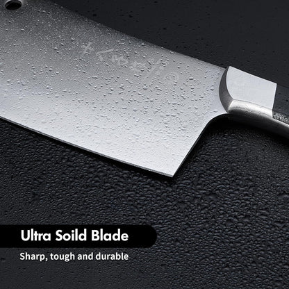 Heavy Duty Stainless Steel Bone Cleaver Knife for Home Chopping Bones7