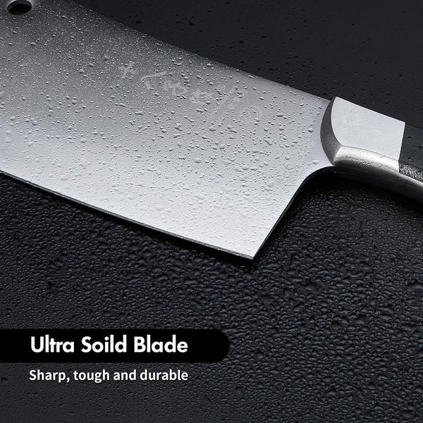 Heavy Duty Stainless Steel Bone Cleaver Knife for Home Chopping Bones7