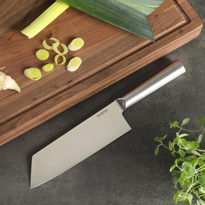 7.5-Inch Clef Knife – High-Carbon 1.4116 German Steel Kitchen Knife, Chef & Cleaver Hybrid for Chopping, Slicing & Prep, Full-Tang, Razor Sharp, Ergonomic Design5