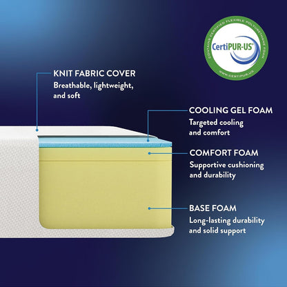 10 Inch Memory Foam Mattress, Medium Firm, Cooling Gel Infused, Certified Safe Foams & Fabric, Mattress in a Box, Queen6