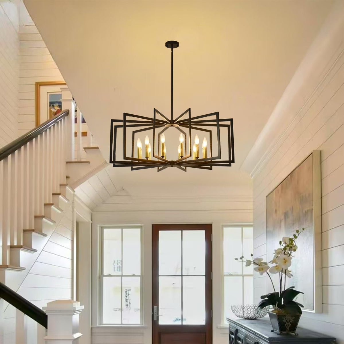 black-chandelier-for-dining-room-12-light-large-dining-room-light-fixture-modern-geometric-metal-hanging-industrial-chandeliers-for-entryway-kitchen-island-foyer-farmhouse-chandeliers-black-gold
