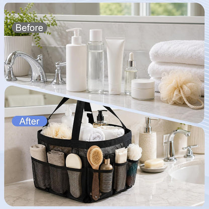Mesh Shower Caddy Portable, Quick Dry Hanging Shower Tote Bag6