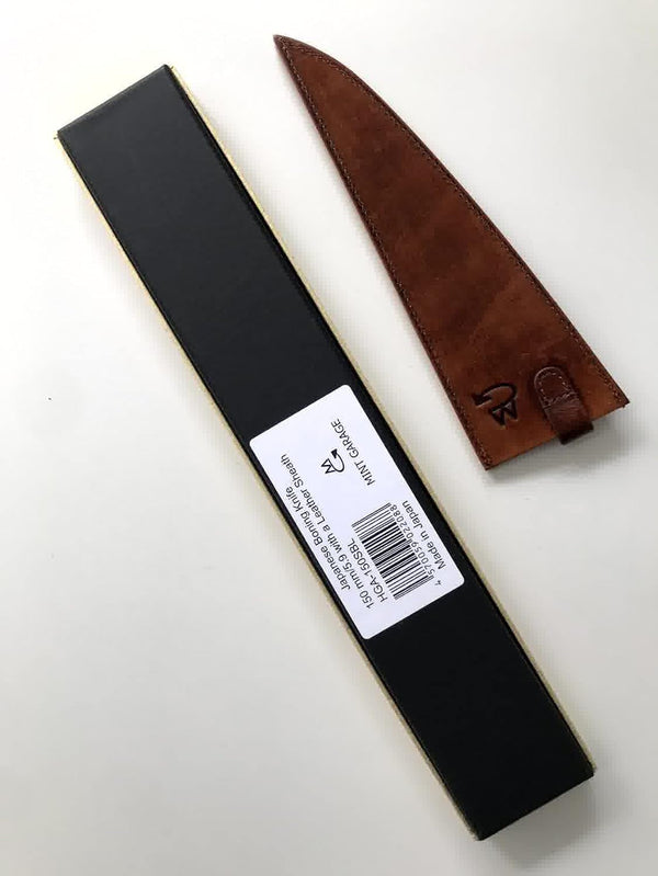 Japanese Boning Knife 150 Mm/5.9 with a Leather Sheath5