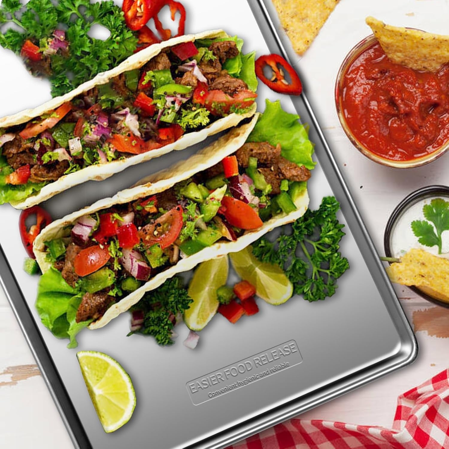 commercial-quality-baking-sheet-pan-set-natural-stainless-steel-cookie-sheet-warp-resistant-nonstick-bakers-half-sheet-pan-large-thick-cookie-tray-pans-for-baking-roasting2-pack-18x13inch