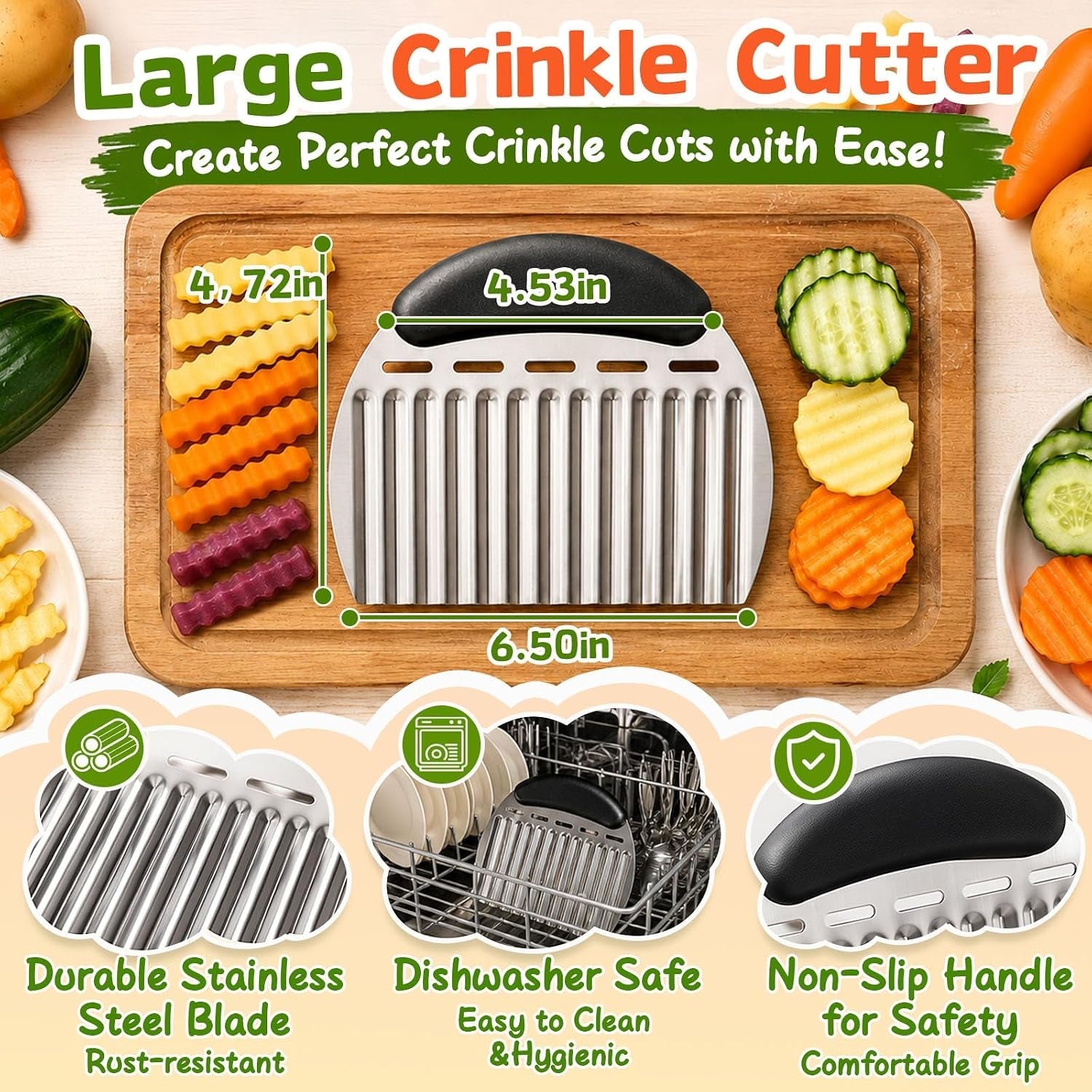 large-crinkle-cutter-french-fry-cutter-stainless-steel-wavy-slicer-large-crinkle-potato-slicer-wavy-chopper-crinkle-cutting-chopping-tools-with-handle
