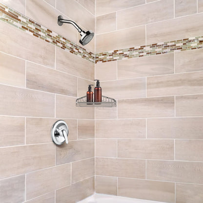 Millbridge Corner Shower Basket, 9", Stainless Steel6