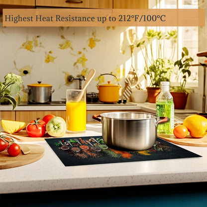 Cooking Herbs Spices Placemats Set of 6 Place Mats for Kitchen Table Washable Farmhouse Linen Table Mats Dining Decoration 12X18 Inch5