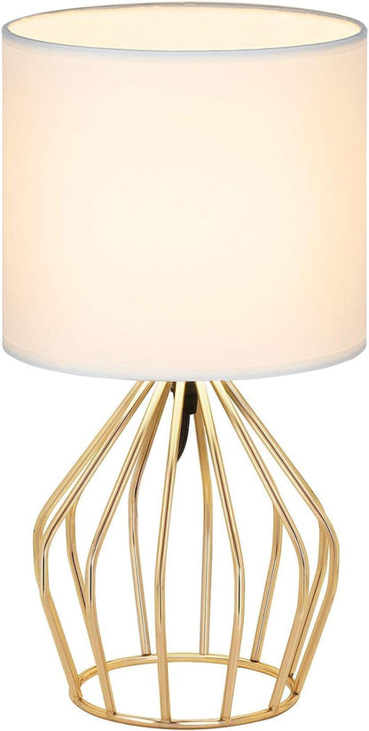 Gold Table Lamp - Modern Style Desk Lamp,13.8Inch,E26 Base8