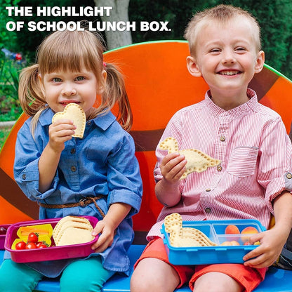 Sandwich Cutters for Kids Lunch, Breakfast Crustless Sandwich Maker | Sandwich Cutter and Sealer Variety Cookie Cutters Bread Decruster School Lunch Bento Box Accessories for Kids Children3