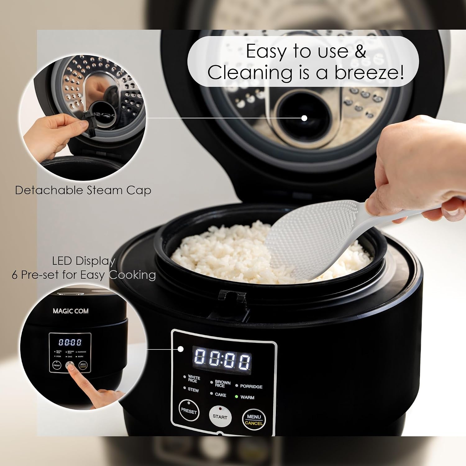 rice-cooker-4-cup-uncooked-8-cup-cooked-digital-display-with-warmer-small-rice-maker-multiple-settings-24h-delay-timer-automatic-keep-warm-nonstick-inner-pot-arrocera-electrica