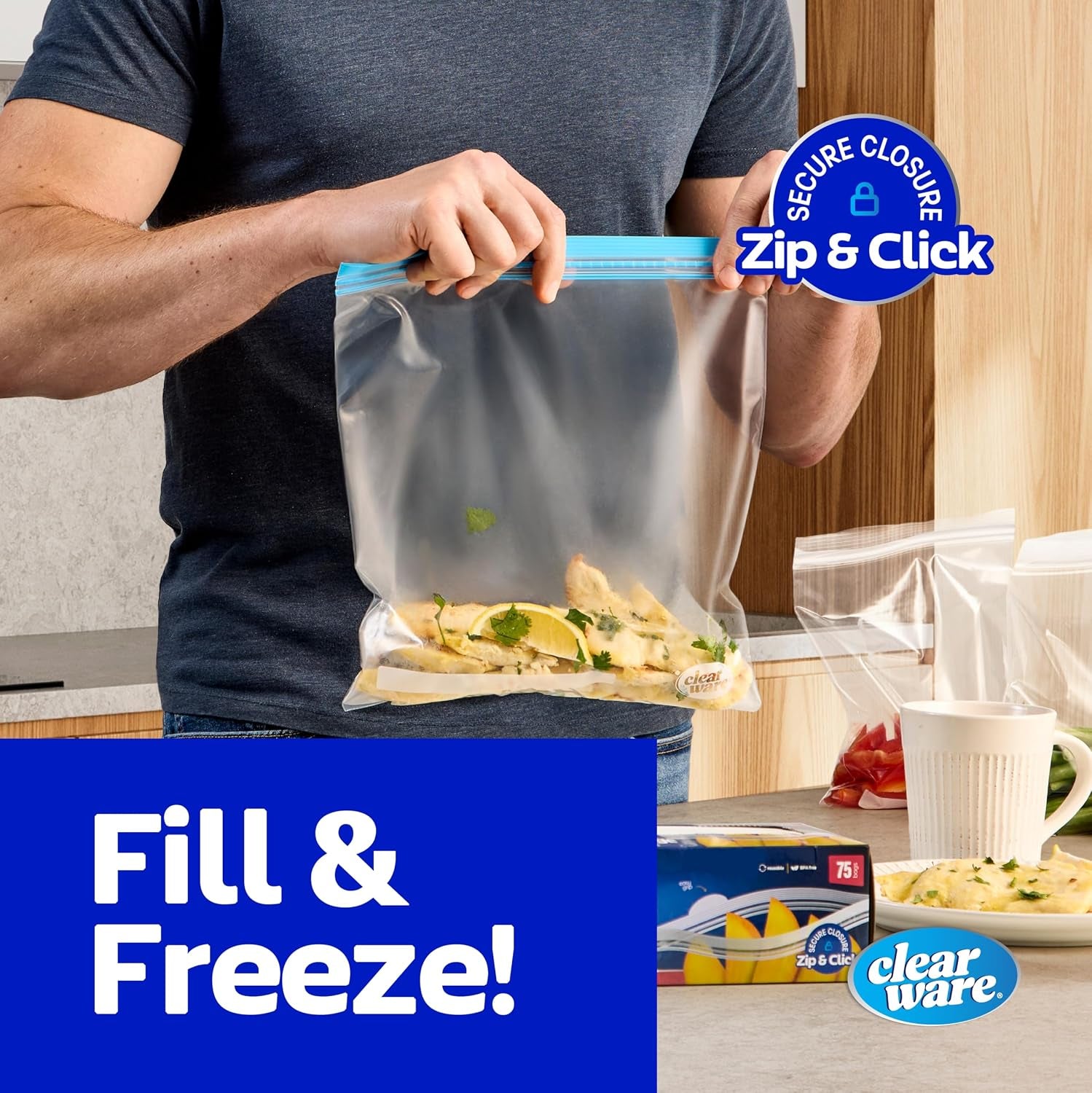 gallon-freezer-bags-double-zipper-seal-100-count-thick-resealable-plastic-storage-bags-reusable-gallon-storage-bags-for-food-storage-meat-vegetables-fruit-bpa-free-2-boxes