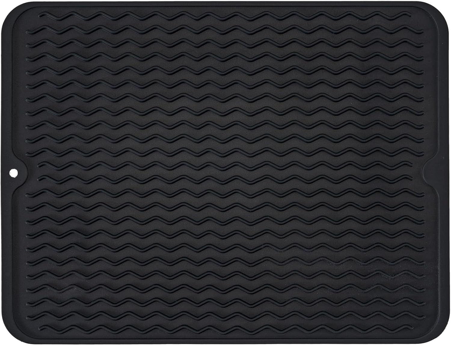 silicone-dish-drying-mat-non-slip-easy-clean-sink-mat-black-16-x-12-quick-dry-ridges-large-heat-resistant-dish-drainer-mat-for-kitchen-counter-hangable-roll-up-for-storage-dishwasher-safe